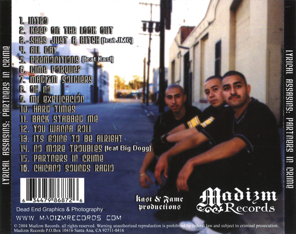 Lyrical Assasins - Partners In Crime Chicano Rap